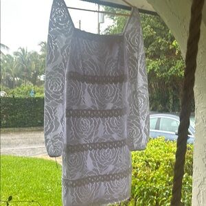 Lilly Pulitzer Elegant White Lace Dress